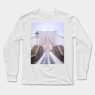 Brooklyn Bridge Winter Long Sleeve T-Shirt